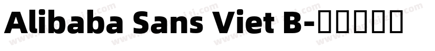 Alibaba Sans Viet B字体转换